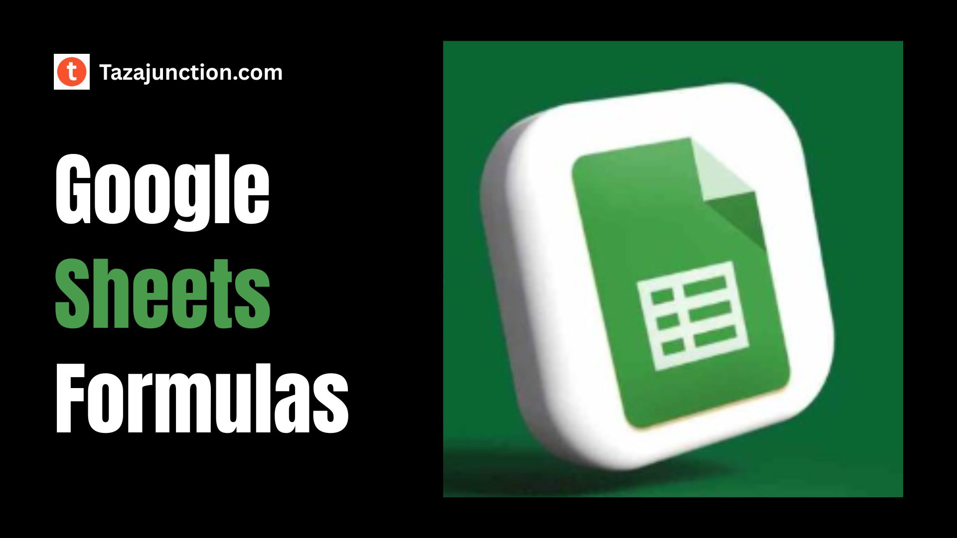 google sheets formulas