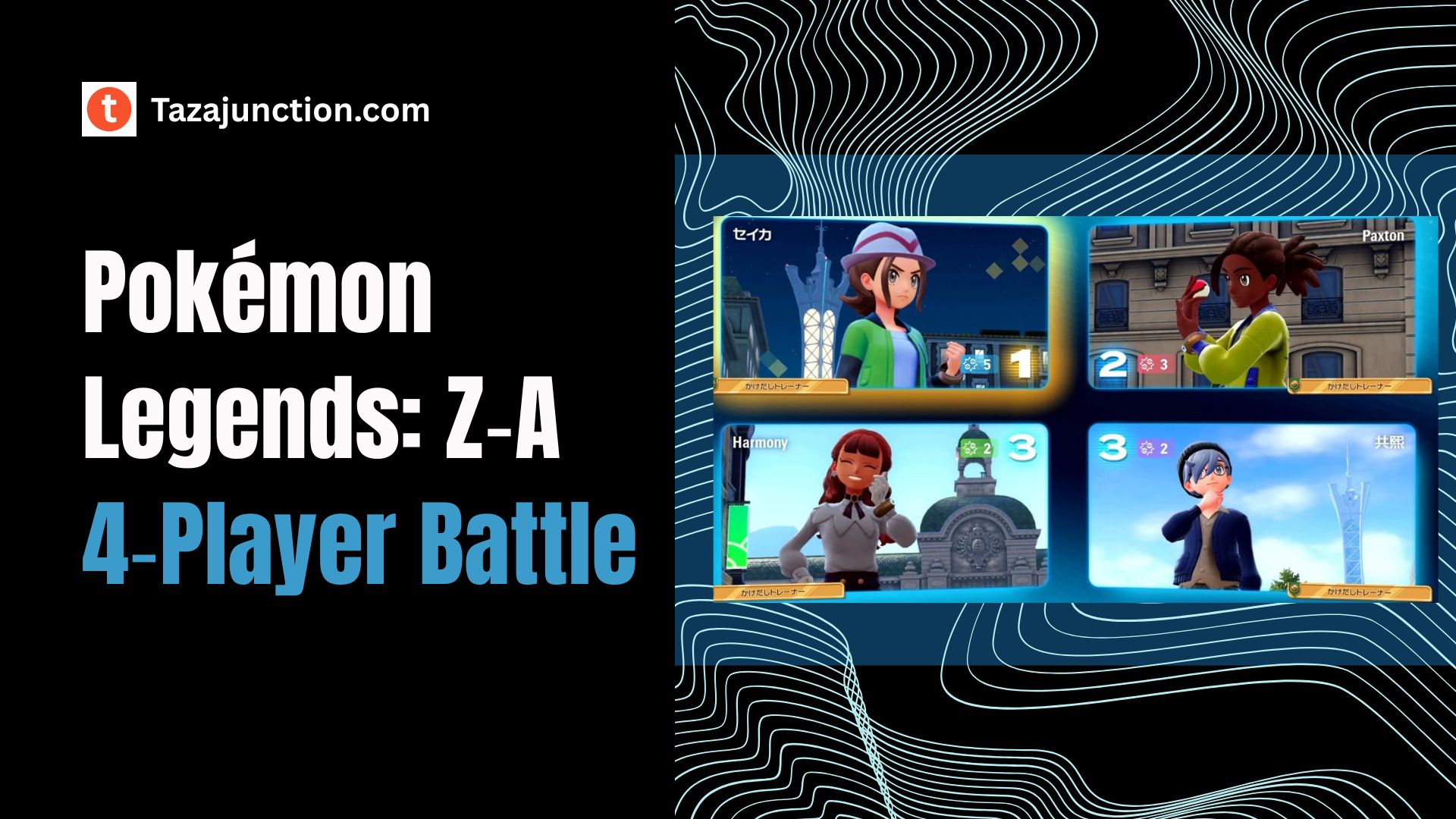 Pokémon Legends: Z‑A 4‑player battle