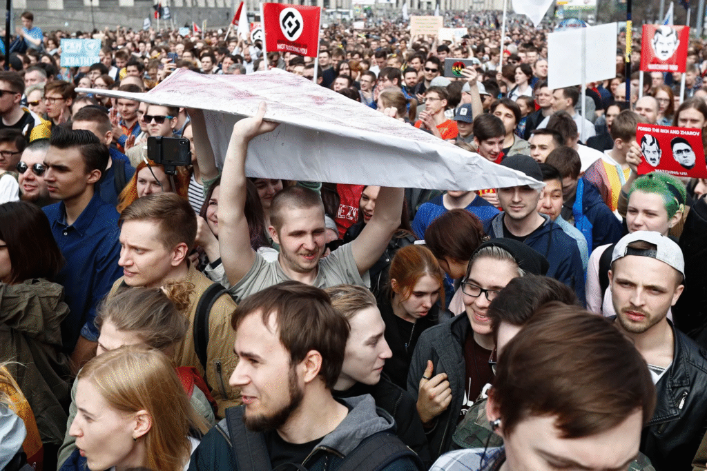 Russian influencers on Telegram