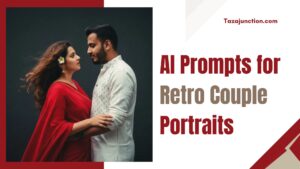 ai prompts for retro couple portraits