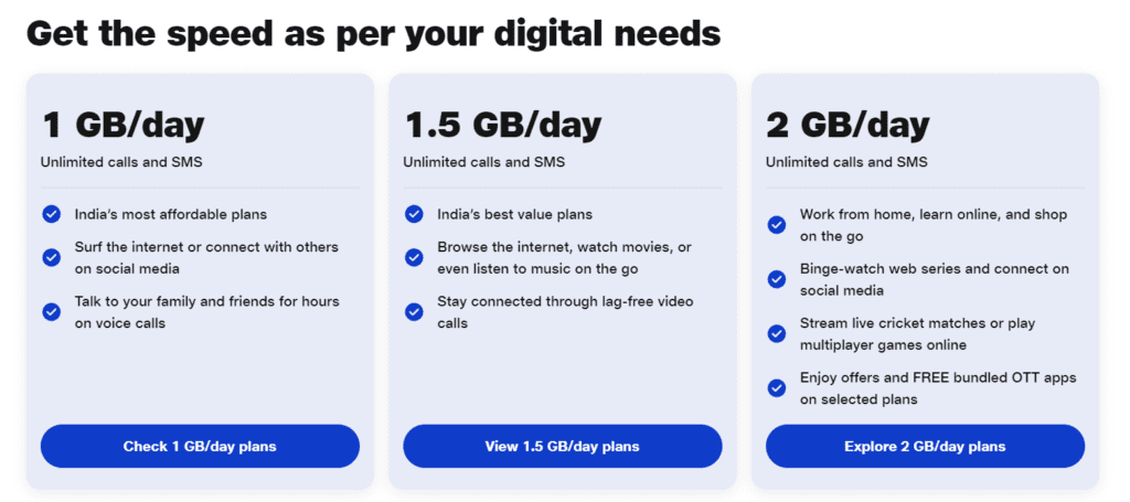 Jio's 5 Most Affordable Plans Under Rs 350