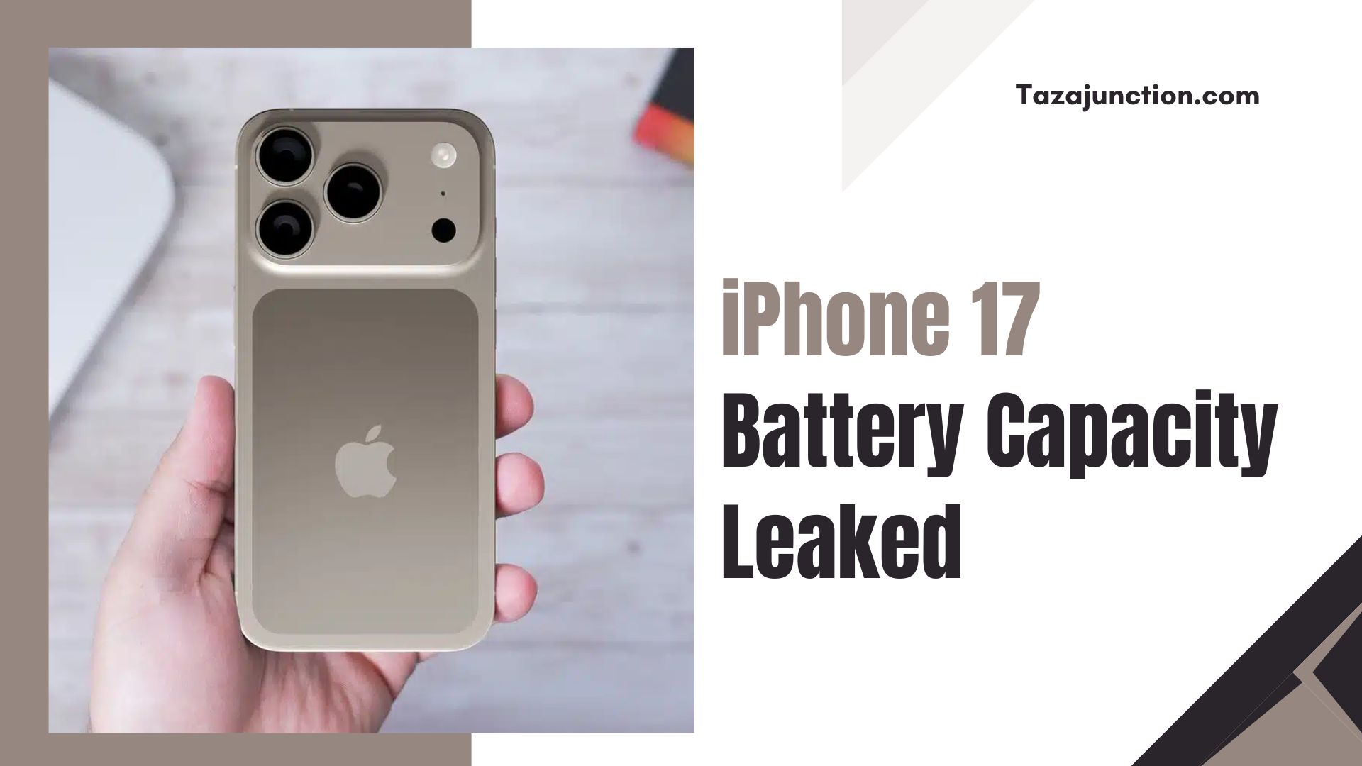 iphone 17 battery capacity leaked