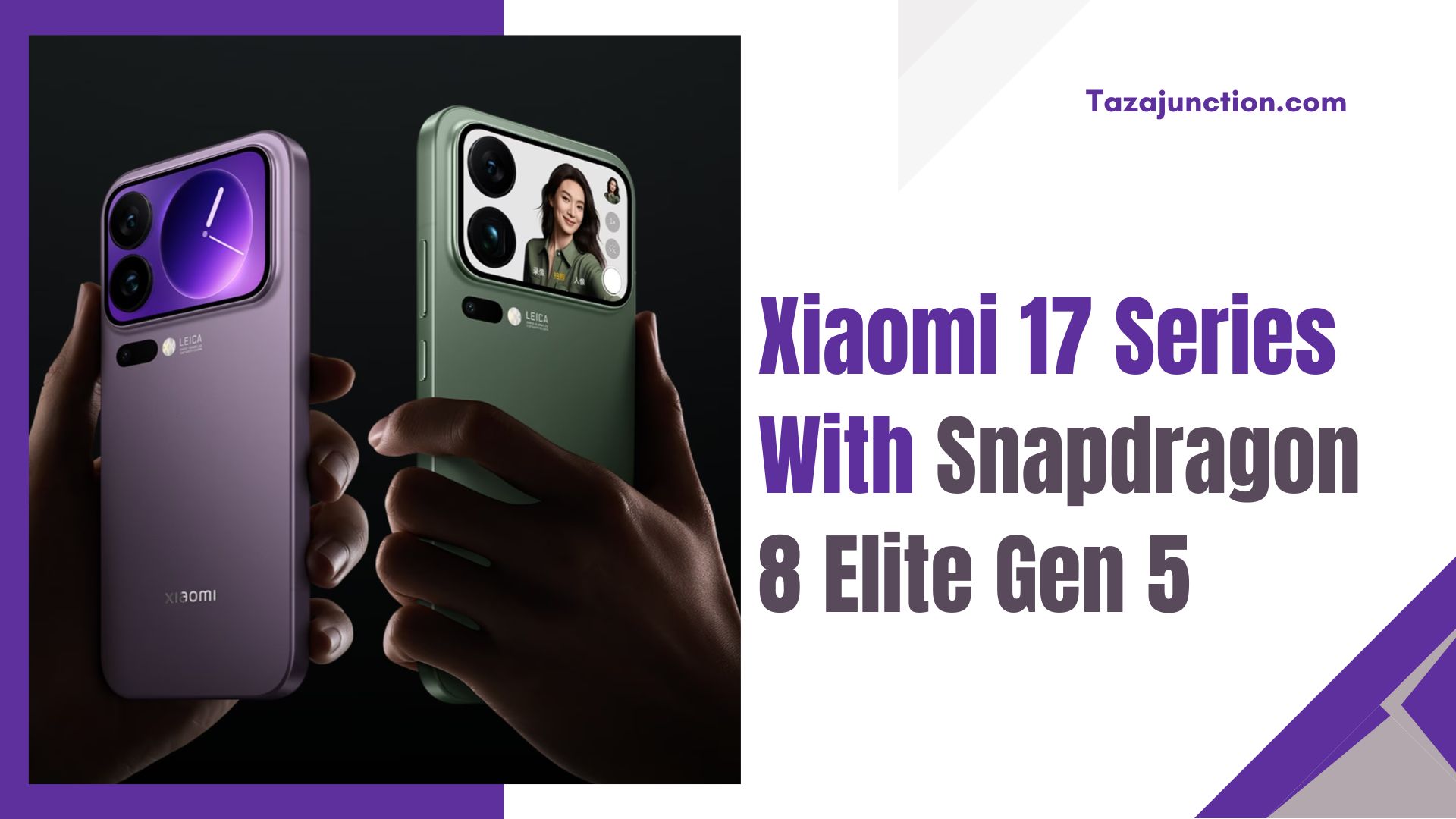 xiaomi 17 series with snapdragon 8 elite gen 5